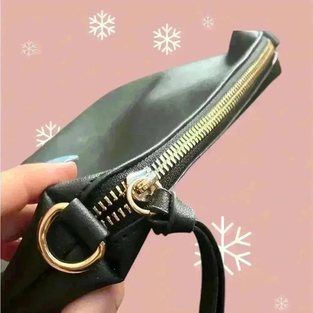 Steve Madden leather zip up make up case - Picture 2 of 6